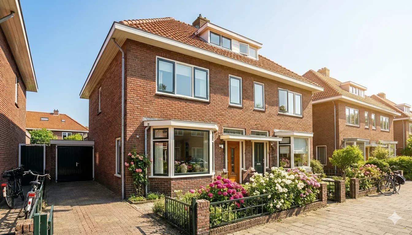 Verhuurde woning met tuin